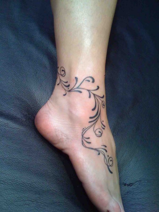 Cute Tattoos On Your Foot. Cute Foot Tattoo Design