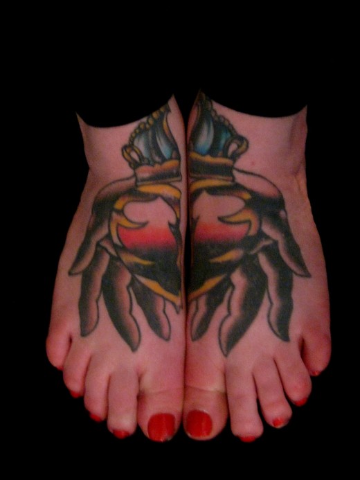 New Feet Tattoo Design Picture for Women