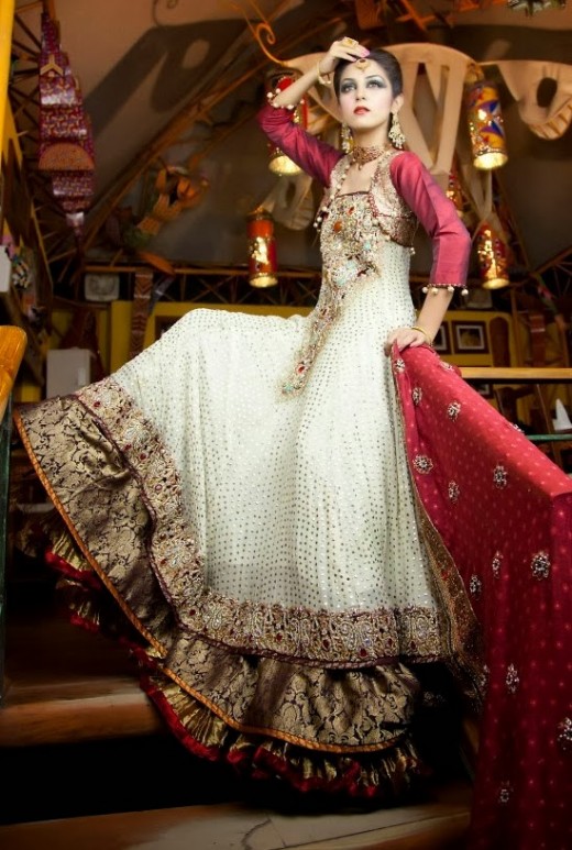 Latest Pakistani Wedding Dresses 2013