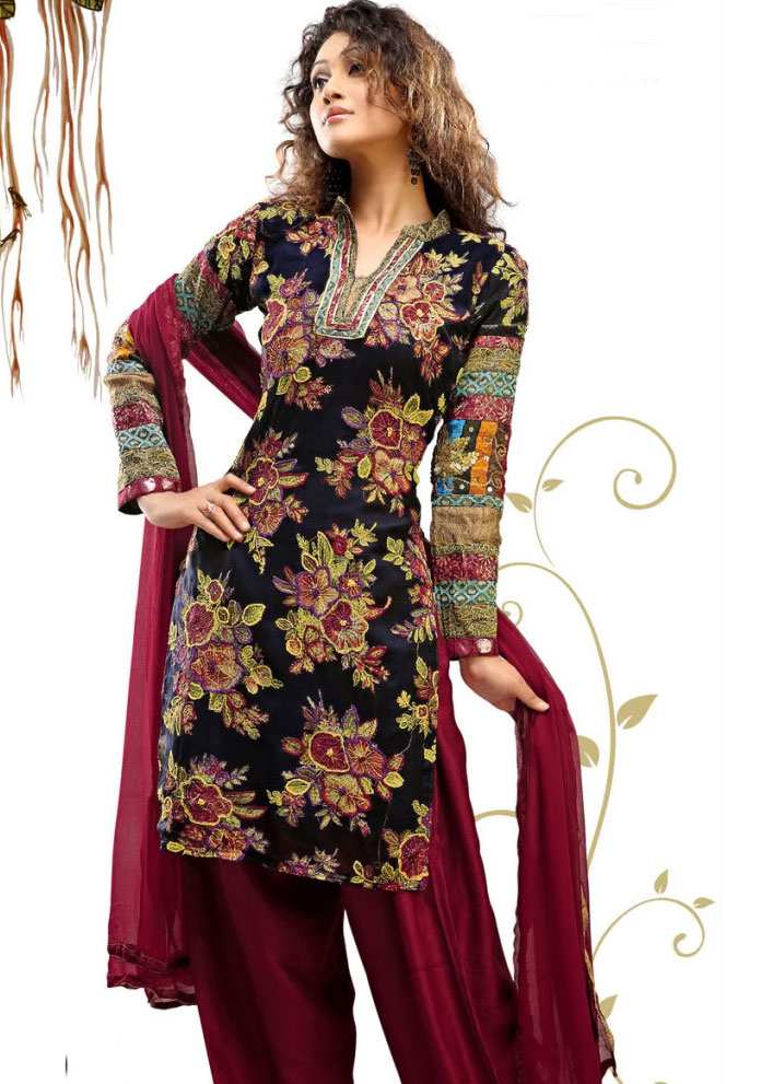 pakistani salwar kameez ke design