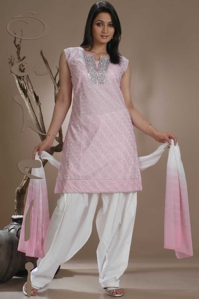 pink colour punjabi salwar suit