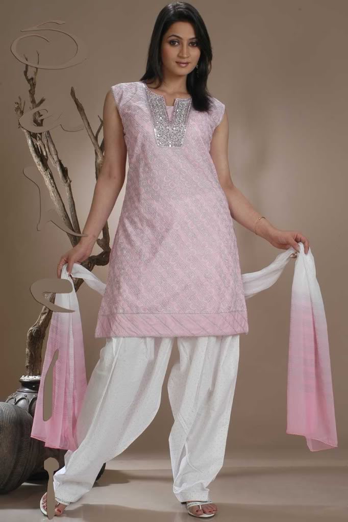 Light Pink Salwar Kameez Fashion - YusraBlog.com