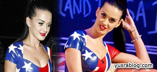 Hot Katy Perry’s Half American Half British Dress | Celebs FootBall Fashion