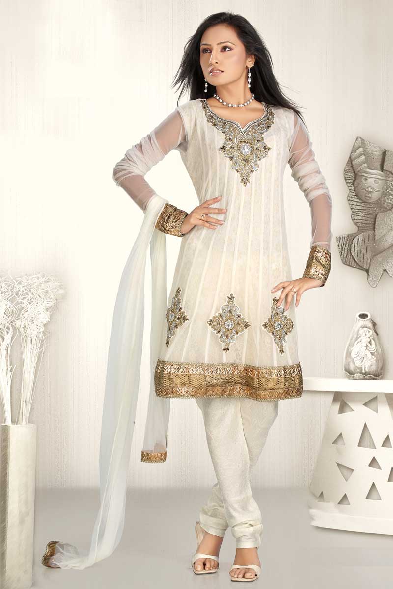 White Salwar Suits Designs: Latest Charming Dresses Collection