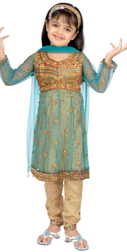 Fancy Kids Salwar Kameez Style for Eid - YusraBlog.com