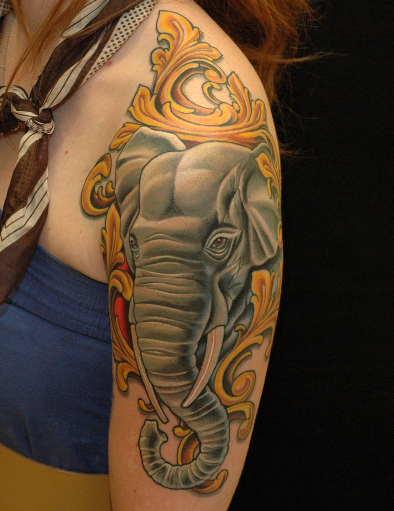 Beautiful Examples Of Elephant Tattoo Designs