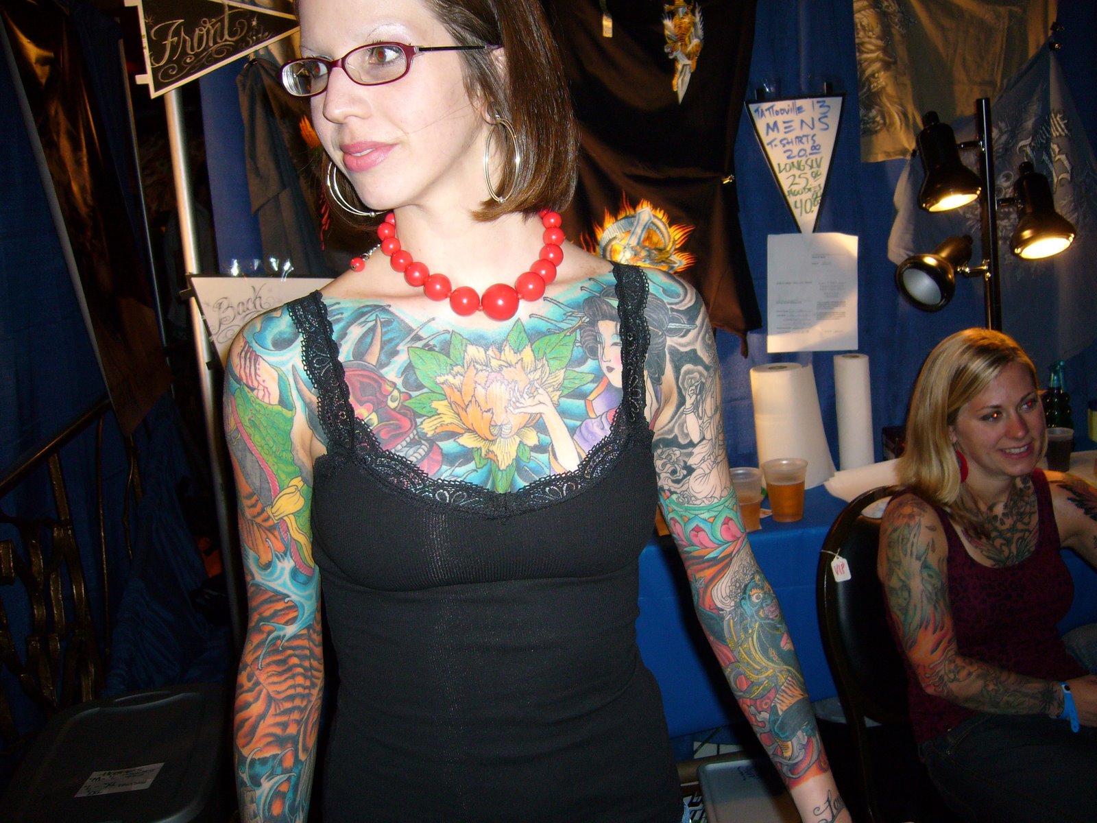 Female Full Body Tattoo Suit - img-gimcrackery