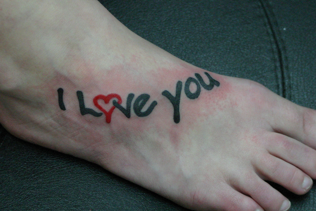 Татуировка one Love