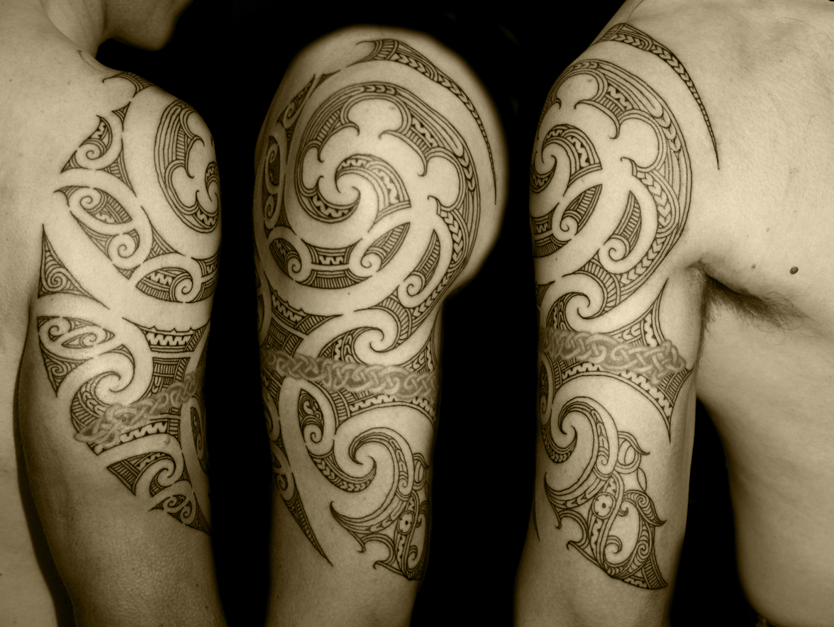 Maori tattoo design gallery, high resolution flash drawings for sale