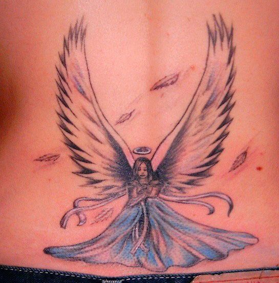 Massive Collection of Best Angel Tattoo Design
