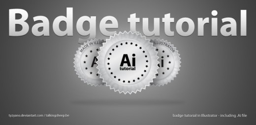 Badge tutorial in Illustrator