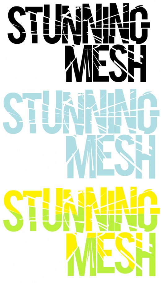 Broken Text Effect in Illustrator