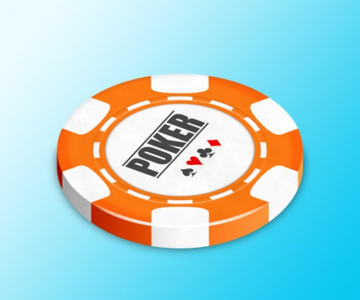 Draw a Classy 3D Poker Chip