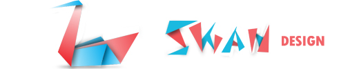 Origami Swan Logo in Photoshop